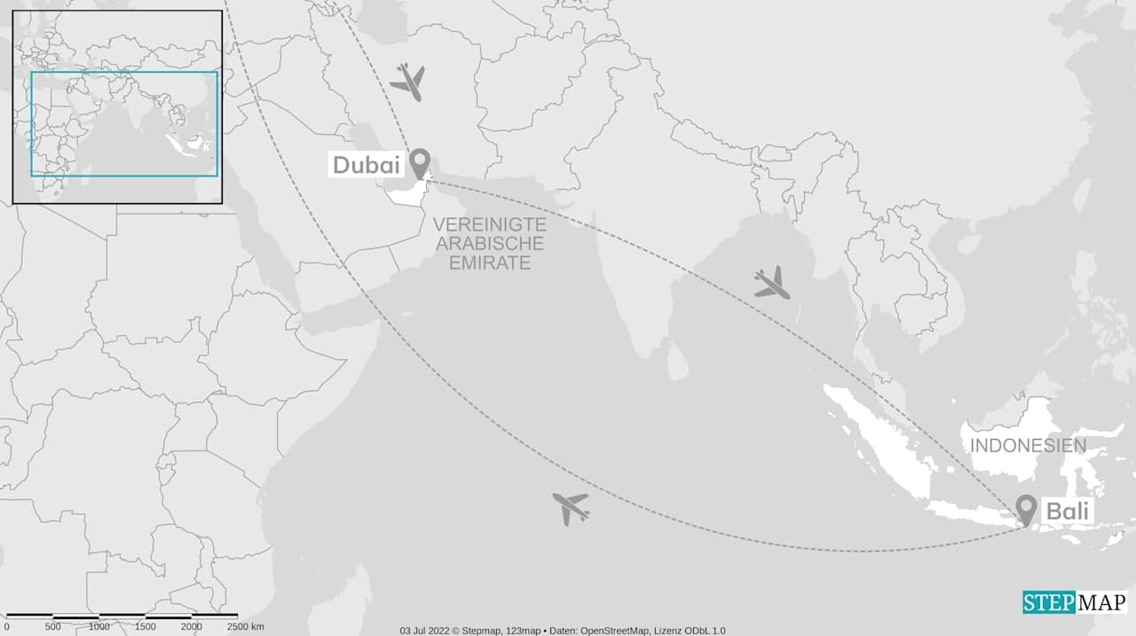 Dubai & Bali: Von der Skyline zum Sunrise Hike
