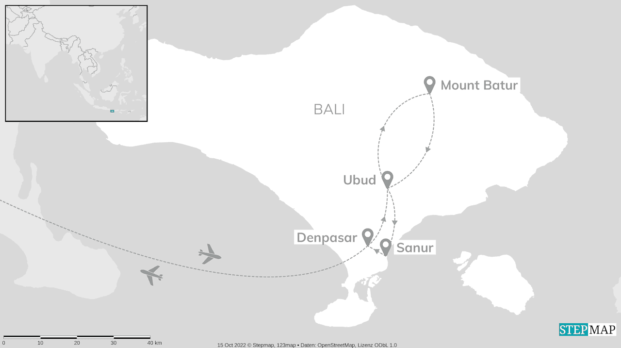Inselparadies Bali: Jungle Adventure & Sunrise Hike