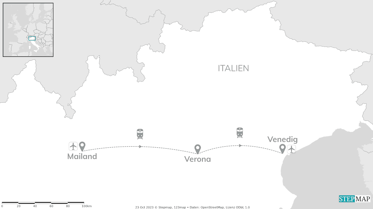 Bella Italia: Mailand, Verona & Venedig