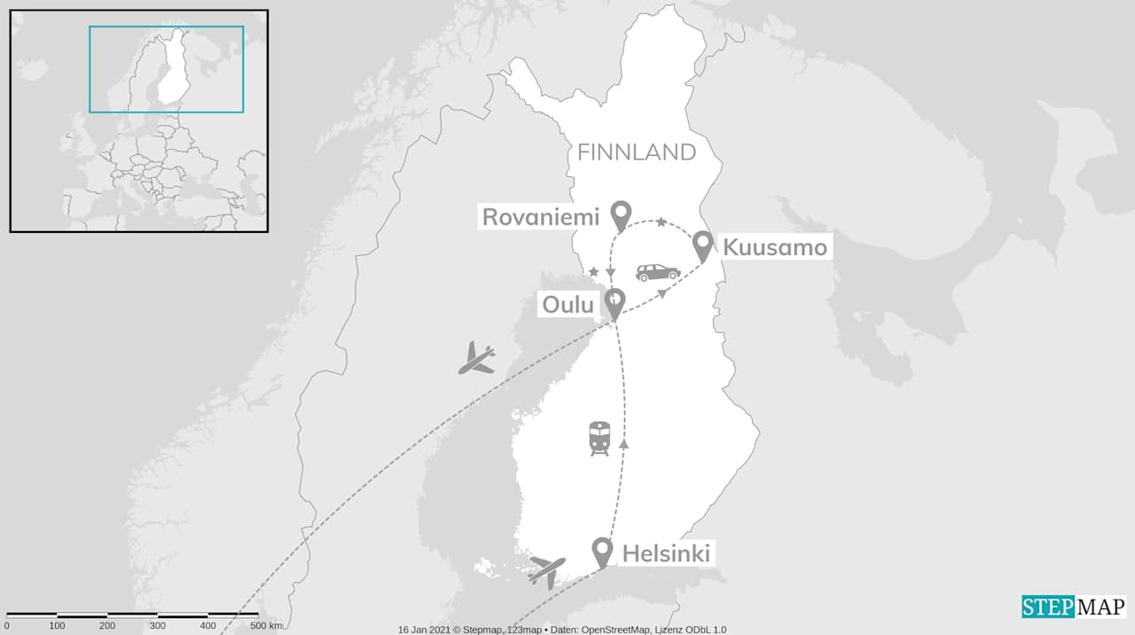 Finnland Roadtrip: Zum Nordlicht in der Glasvilla