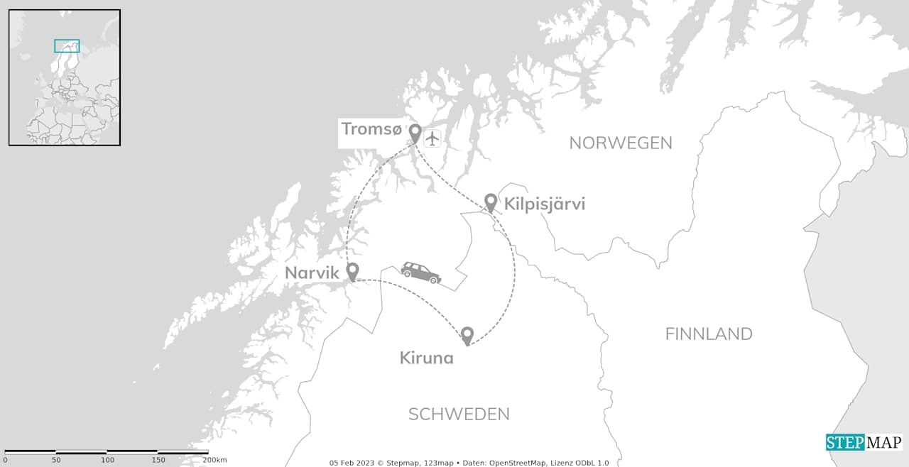 Arctic Roadtrip: Husky Adventure & Polar Lights!