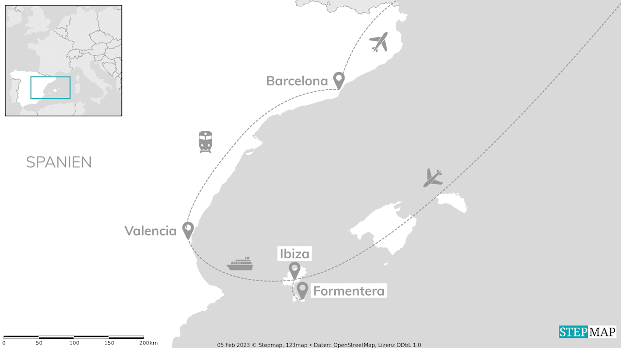 Hola España: Ibiza meets Valencia & Barcelona!