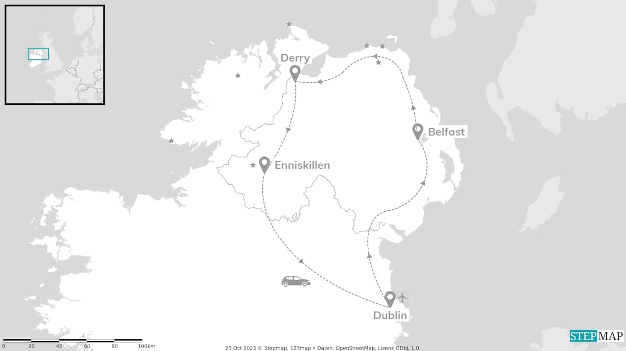 Roadtrip im Norden Irlands: City Sights & Coastal Wonders
