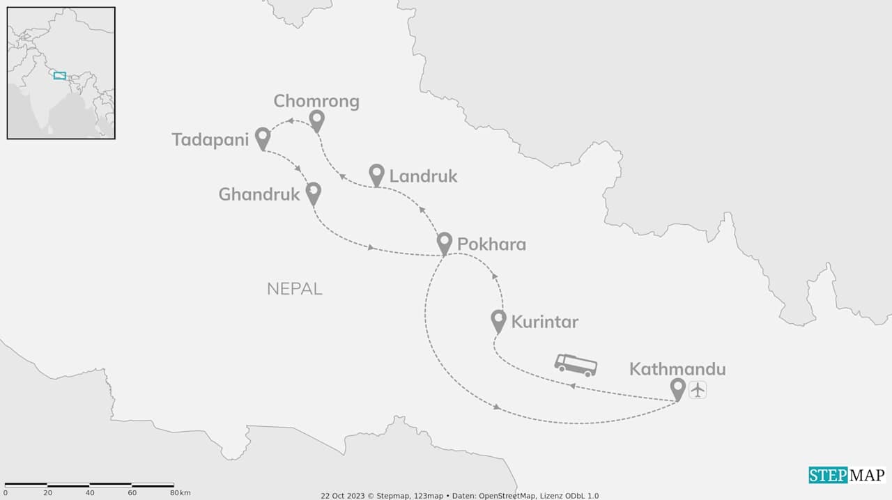 Abenteuer Nepal: Wo Gipfelglück auf Buddha trifft