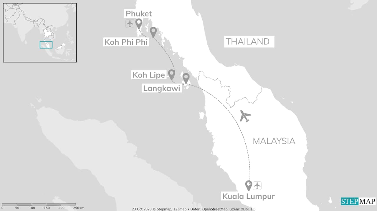 Malaysia & Thailand: Von Cityscapes zum Inselhopping