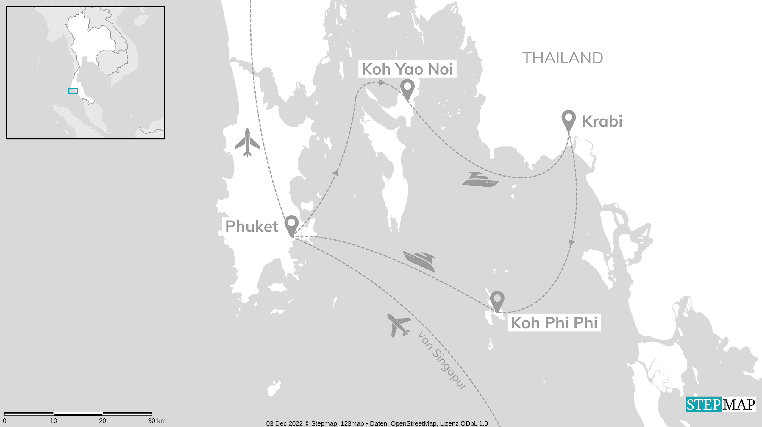Singapur & Thailand: Vom City Adventure zum Inselhopping