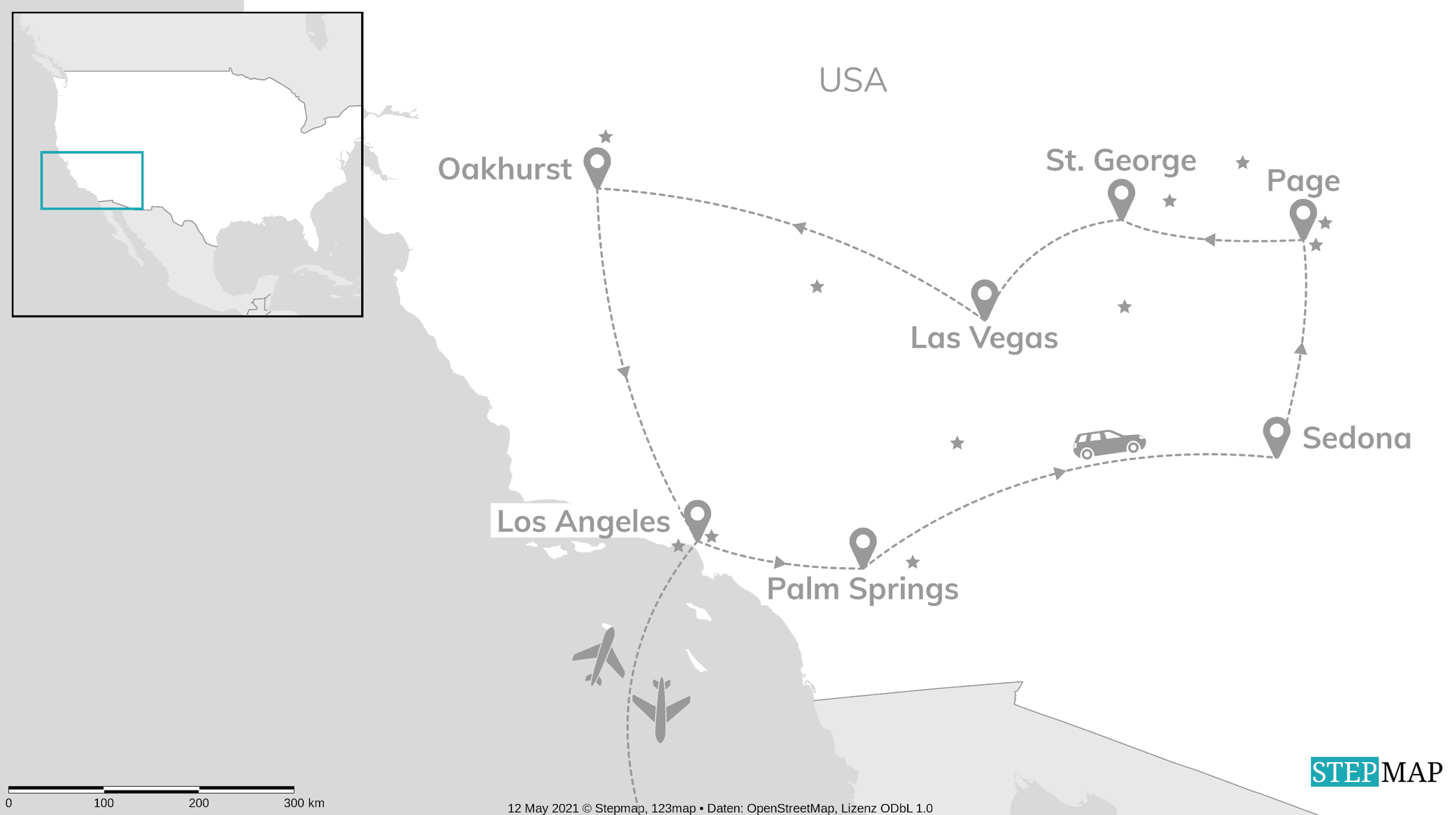USA Roadtrip: Grand Canyon, Yosemite Valley & Los Angeles