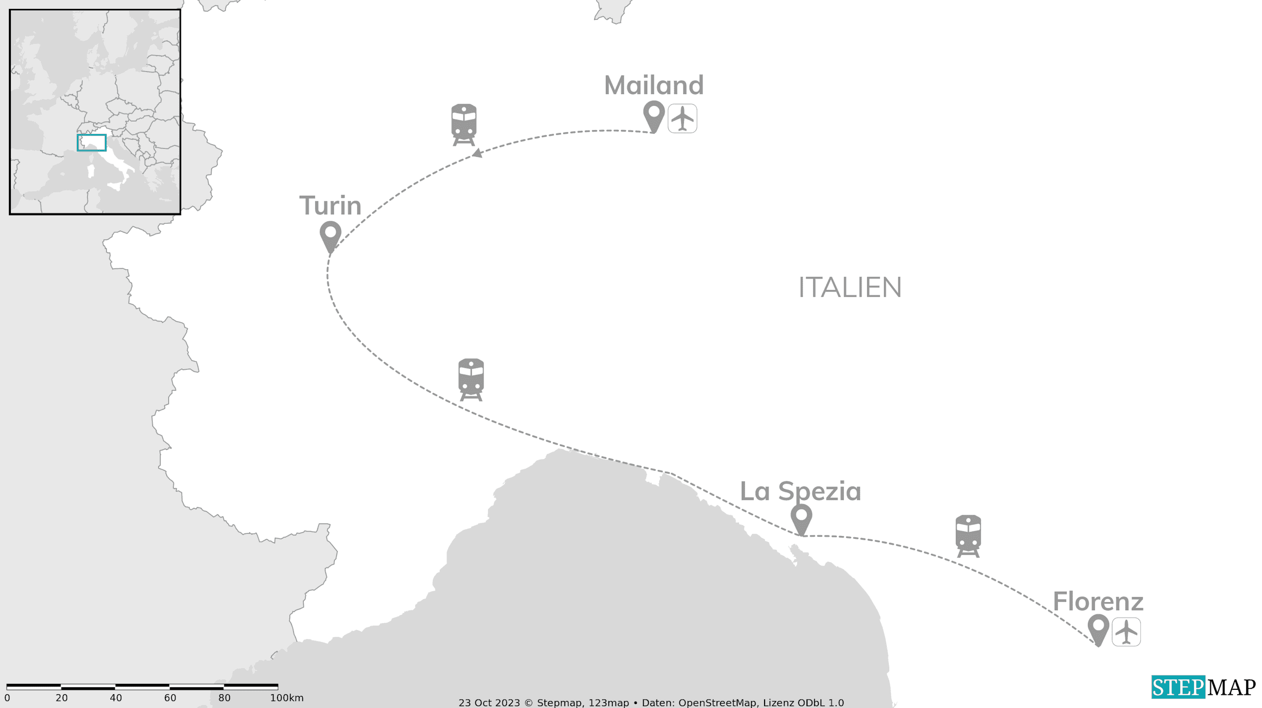 Railroad Italia: Abenteuer in Mailand, Turin & Florenz