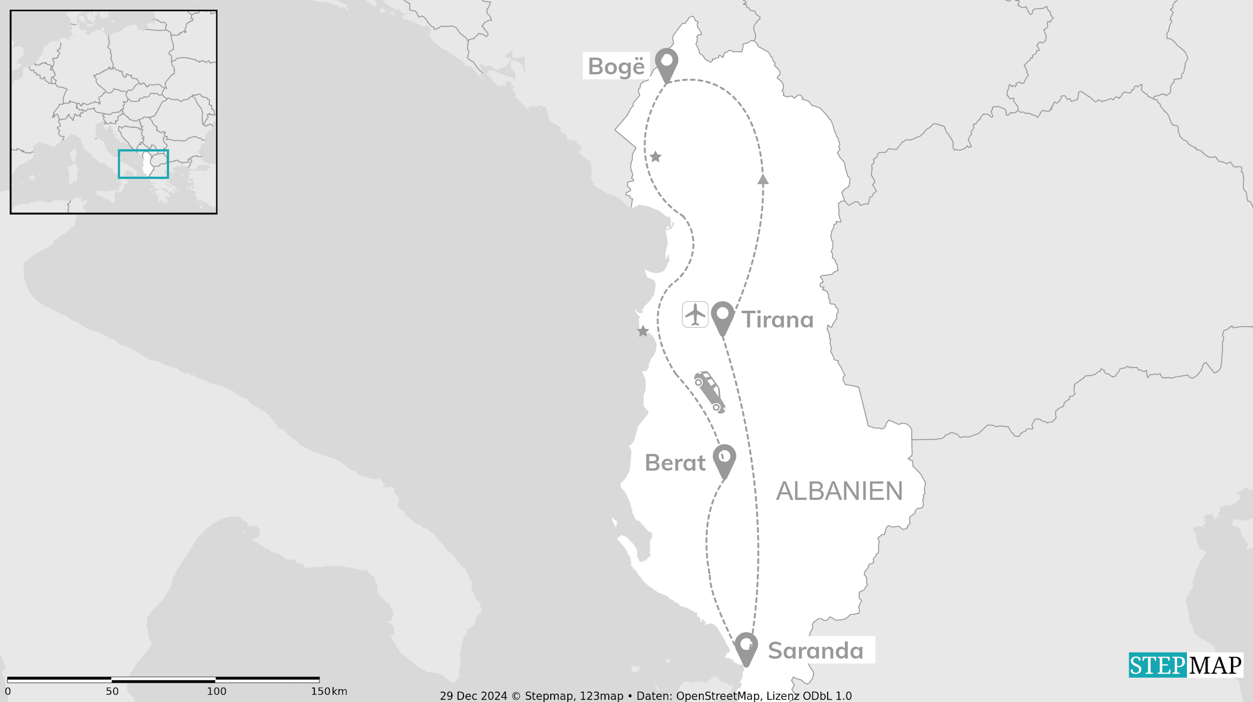 Albanien Roadtrip: Canyons, Cliffs & Crystal Waters