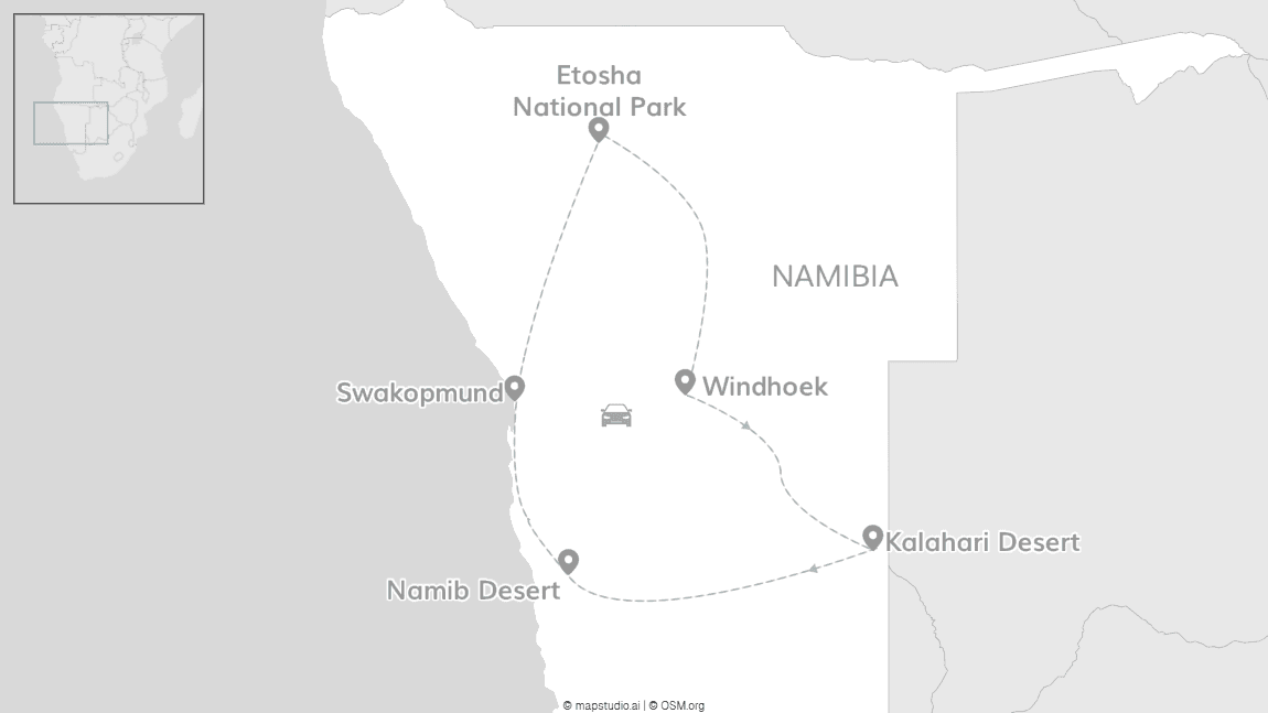 Namibia road trip: Wild dunes and wilder views