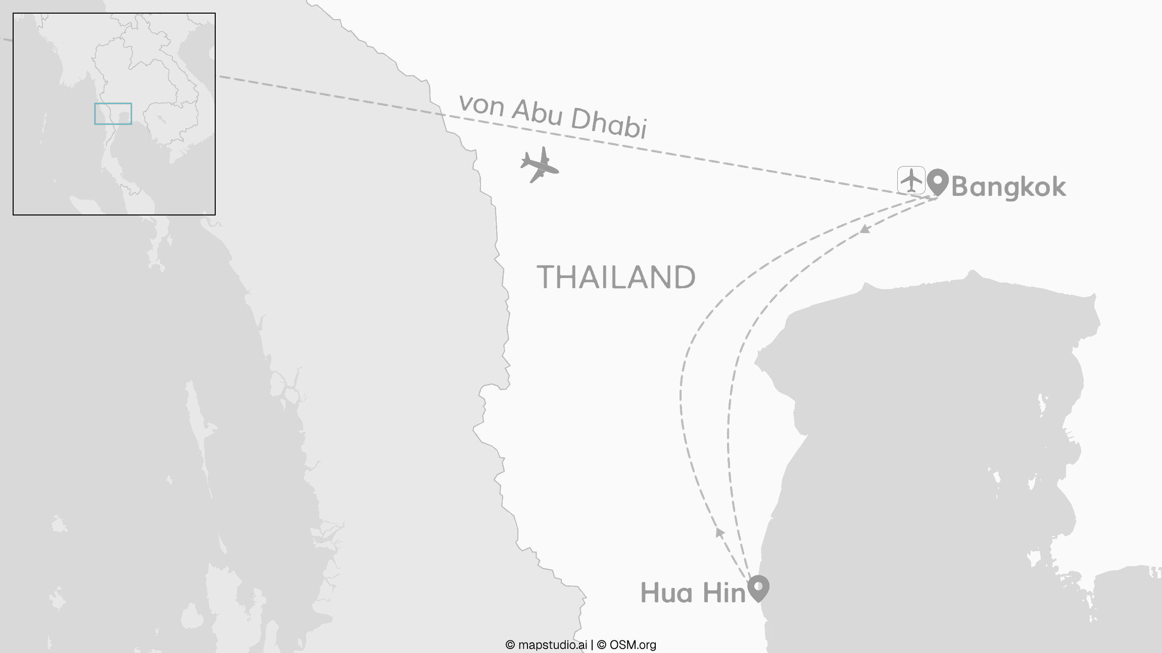 Abu Dhabi for Free & Thailand: Wüste, Tempel, Tuk Tuks